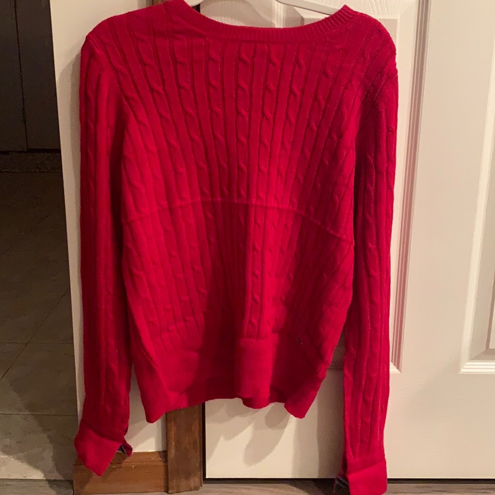 Cable knit sweater
